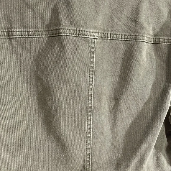 Sam Edelman Cropped Moto Jacket XS -army green - Picture 12 of 15